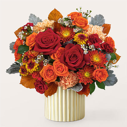 Merlot Bouquet with Ivory Vase –  Allure Floral Boutique, Wickliffe OH