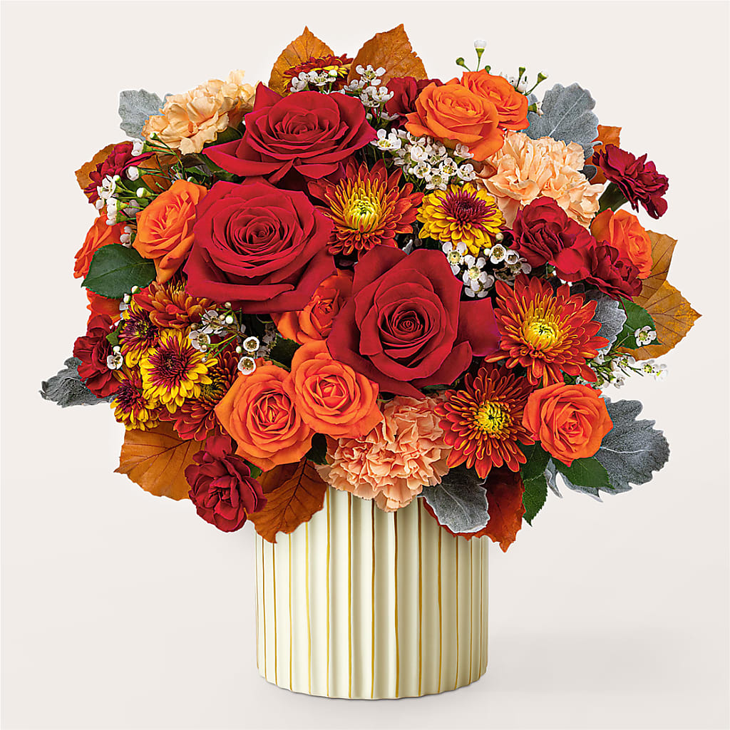 Merlot Bouquet with Ivory Vase –  Allure Floral Boutique, Wickliffe OH