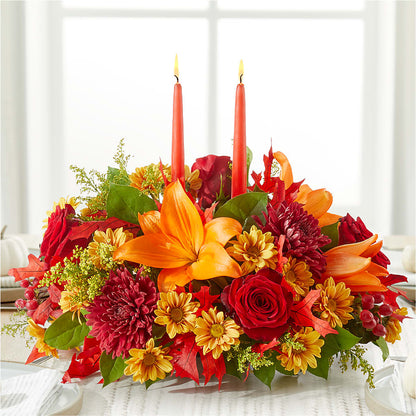 Autumn's Embrace Centerpiece –  Allure Floral Boutique, Wickliffe OH