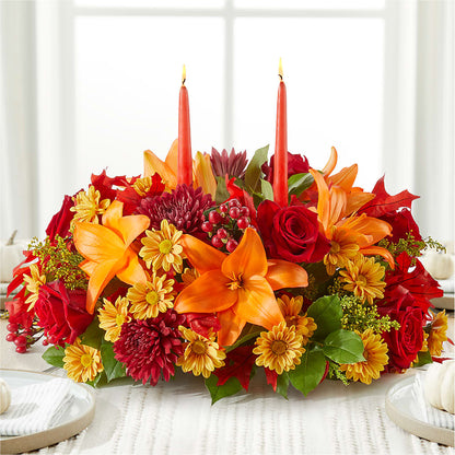 Autumn's Embrace Centerpiece –  Allure Floral Boutique, Wickliffe OH