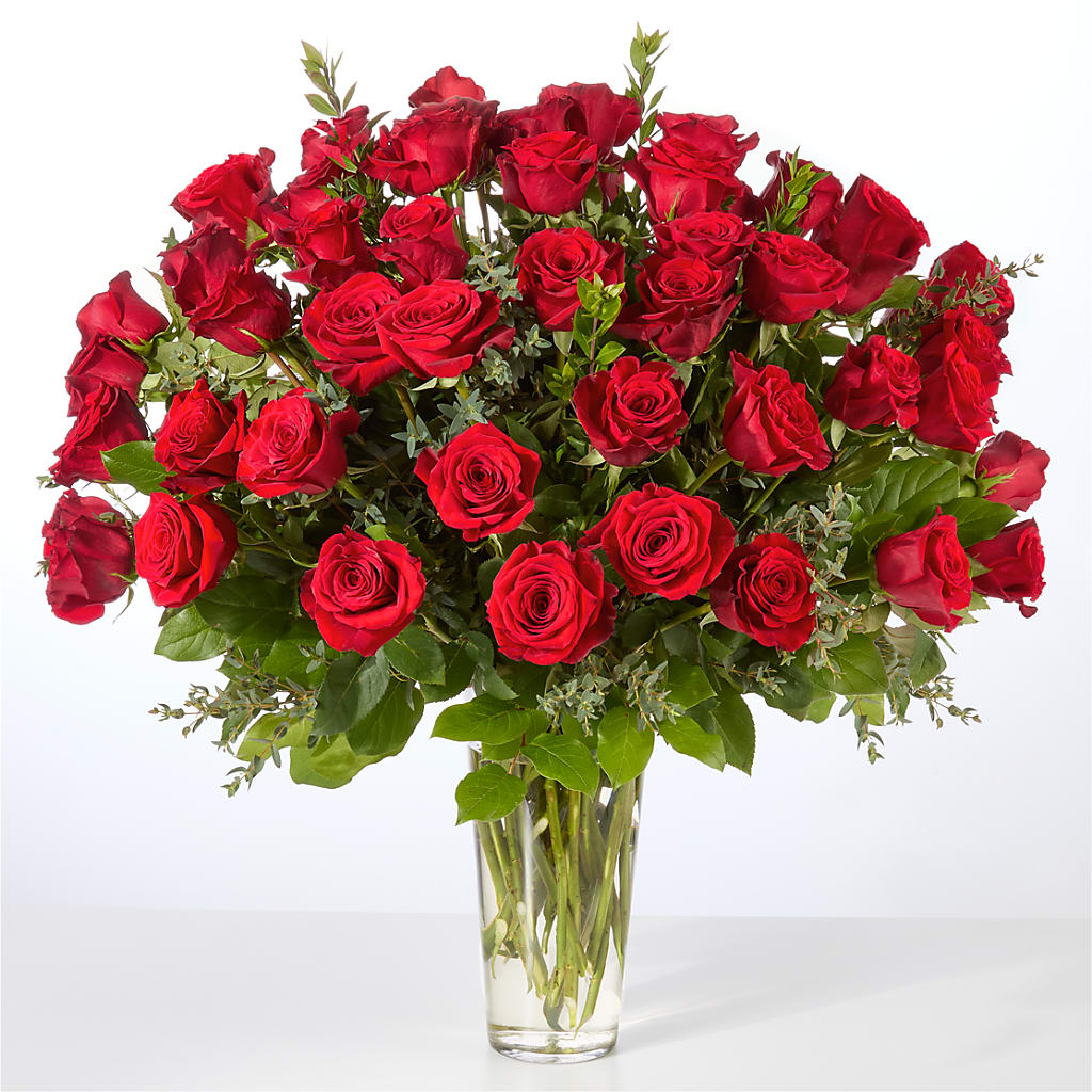Forever Yours Fifty Stem Red Rose Bouquet –  Allure Floral Boutique, Wickliffe OH