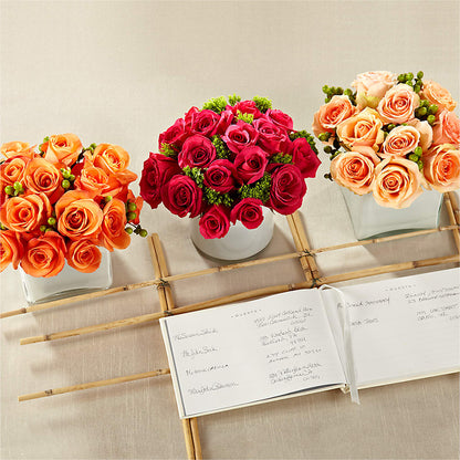 Dawn Rose Centerpiece –  Allure Floral Boutique, Wickliffe OH